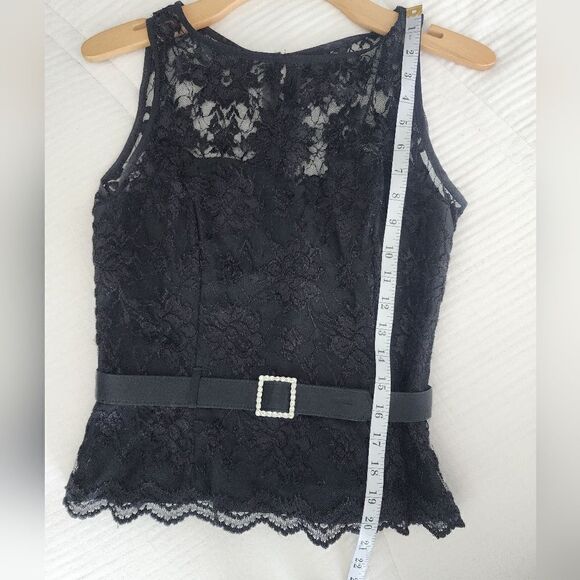 Scott McClintock lace belted vintage blouse - Picture 8 of 11